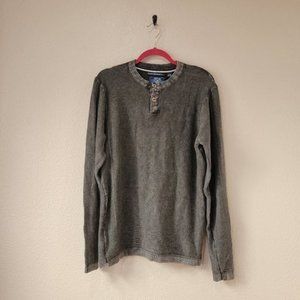 Vintage 1946 Blue Nights Long Sleeve Henley size M NWT